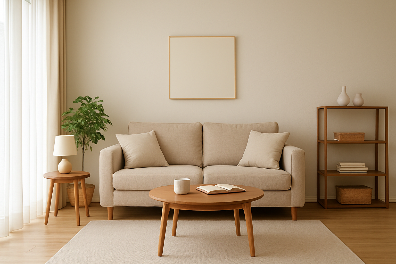 「余白」と「統一感」が心安らぐお部屋の鍵になります